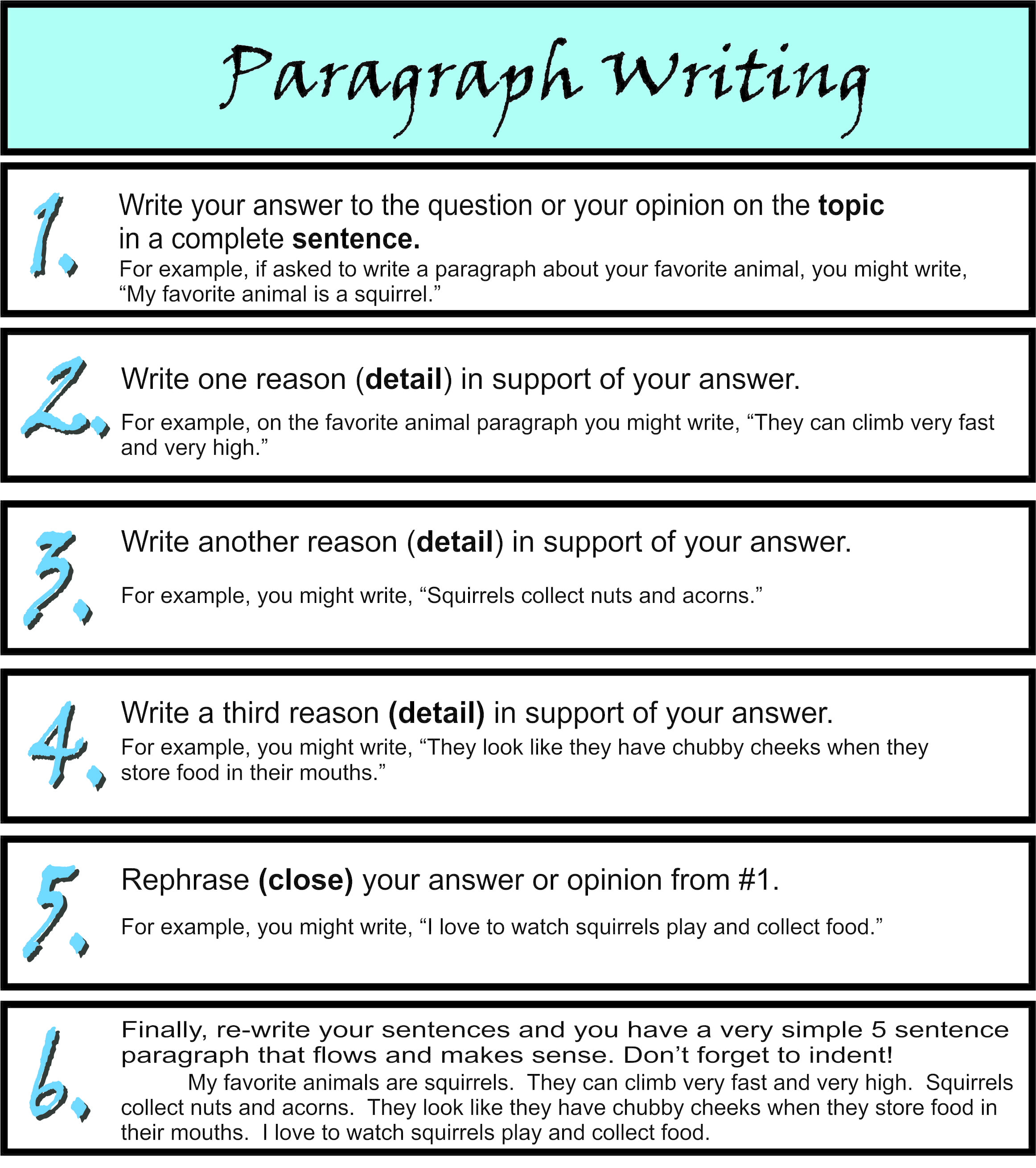 essay format and paragraph form